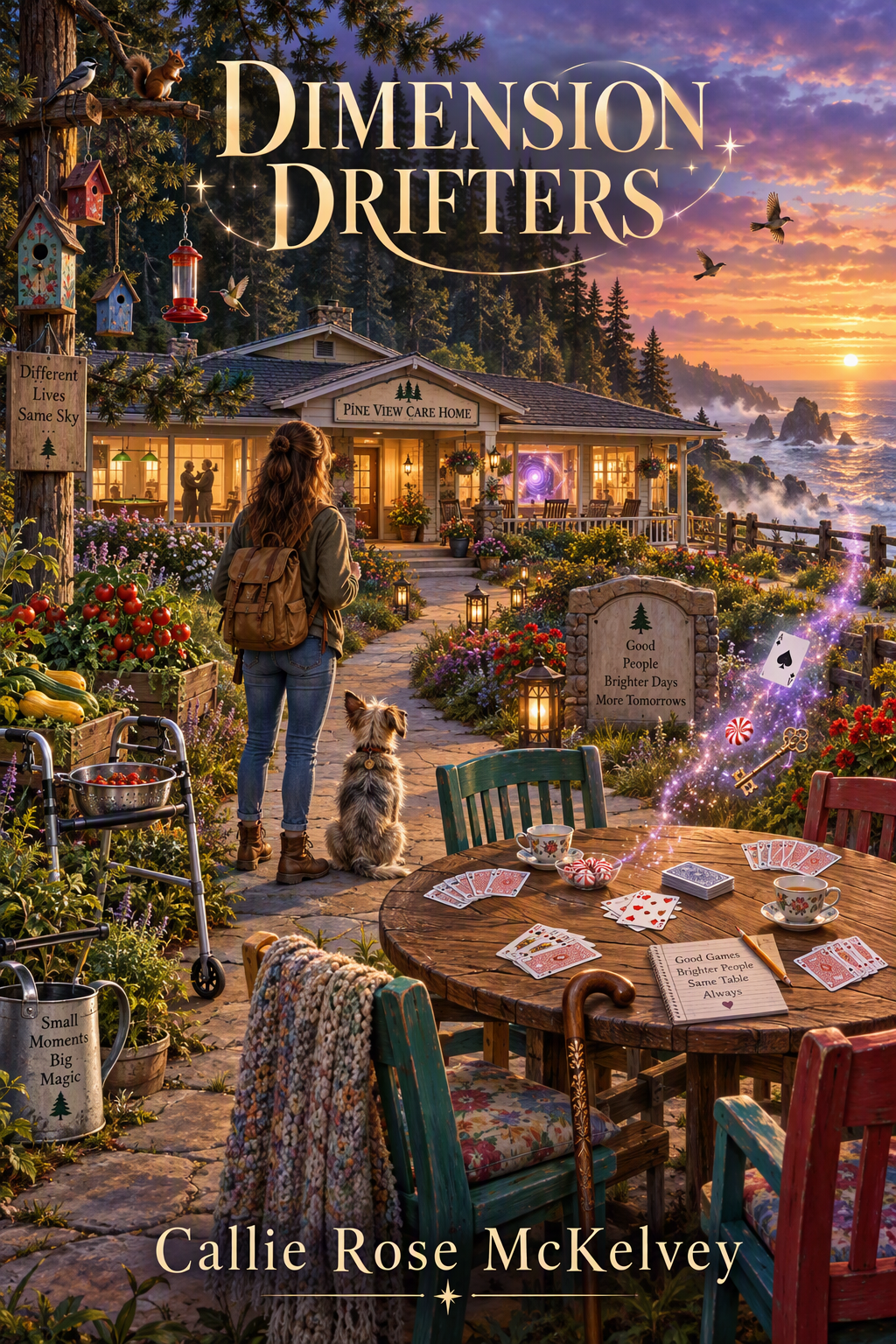Dimension Drifters book cover by Callie Rose McKelvey
